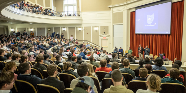 Intel Ohio presentation in Taylor Auditorium