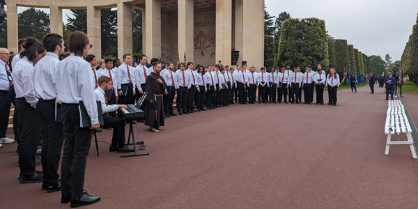 Miami University's Men's Glee Club performs