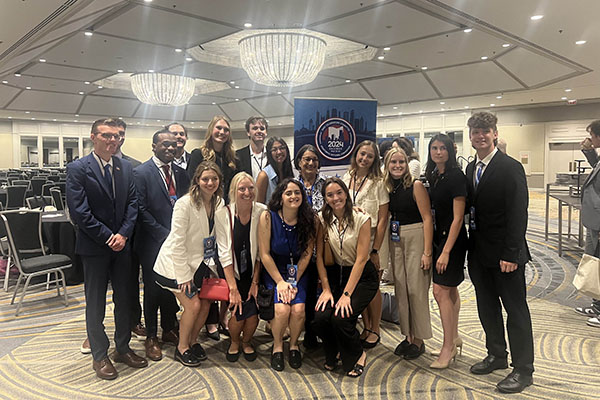 Miami University students attended both the Republican and Democratic National Conventions.