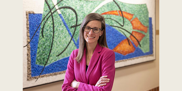 Amity Noltemeyer is the new dean of the College of Education, Health, and Society 