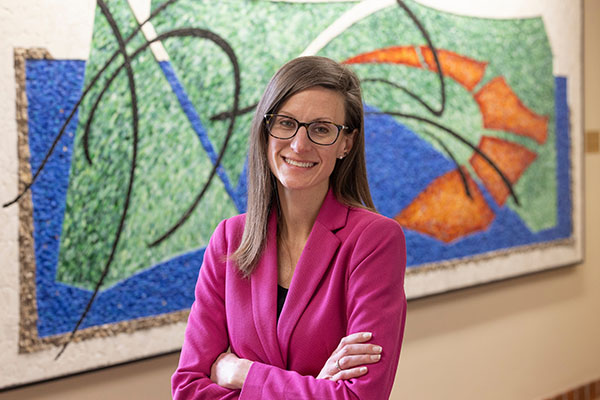 Amity Noltemeyer is the new dean of the College of Education, Health, and Society 