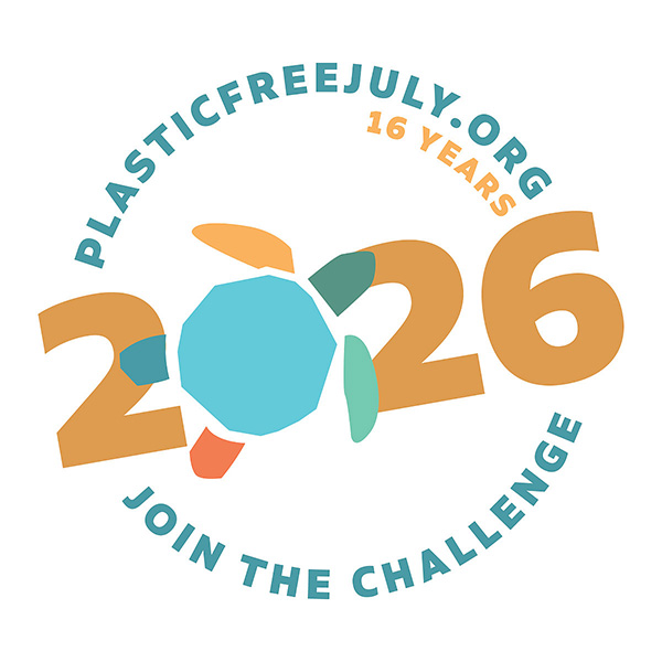 plastic free july badge
