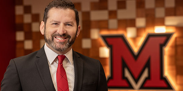 Ryan Fisher, dean of the College of Creative Arts at Miami University