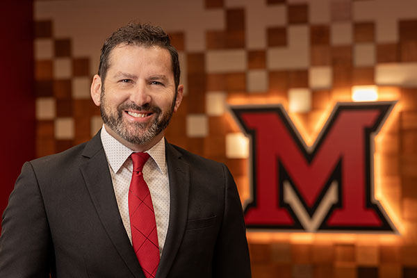 Ryan Fisher, dean of the College of Creative Arts at Miami University