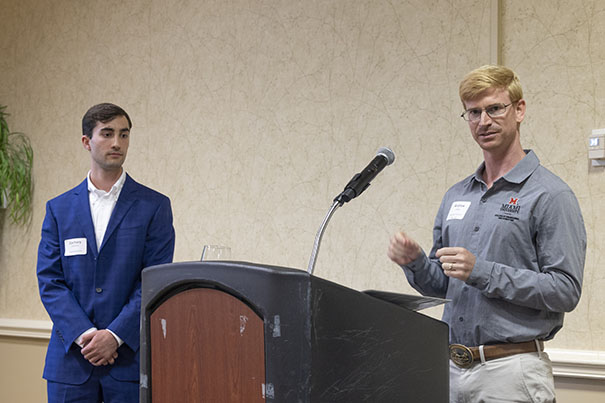 Zachary Abrahms, left, and Andrew Jones